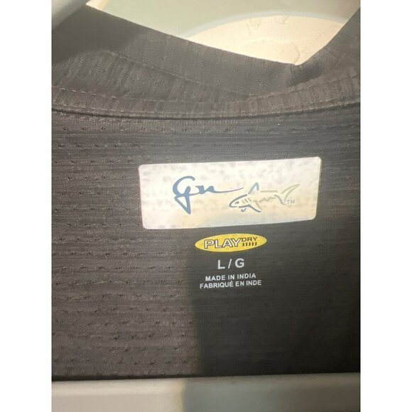 NWT Greg Norman Pro Series Women Collared Golf Shirt Sz L 4 button w Moisture Ma - Picture 3 of 6